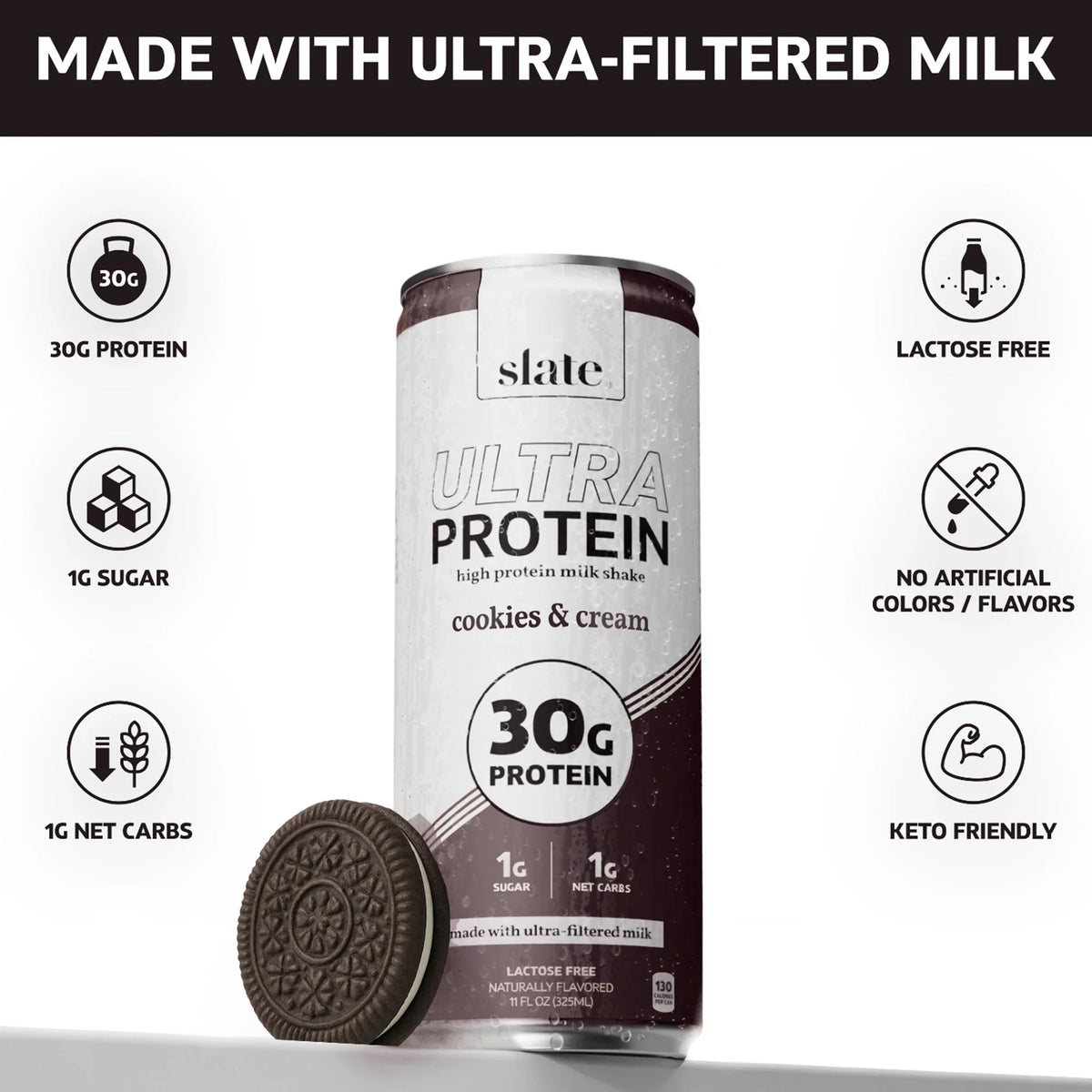 Cookies & Cream 30G Ultra Protein Shake